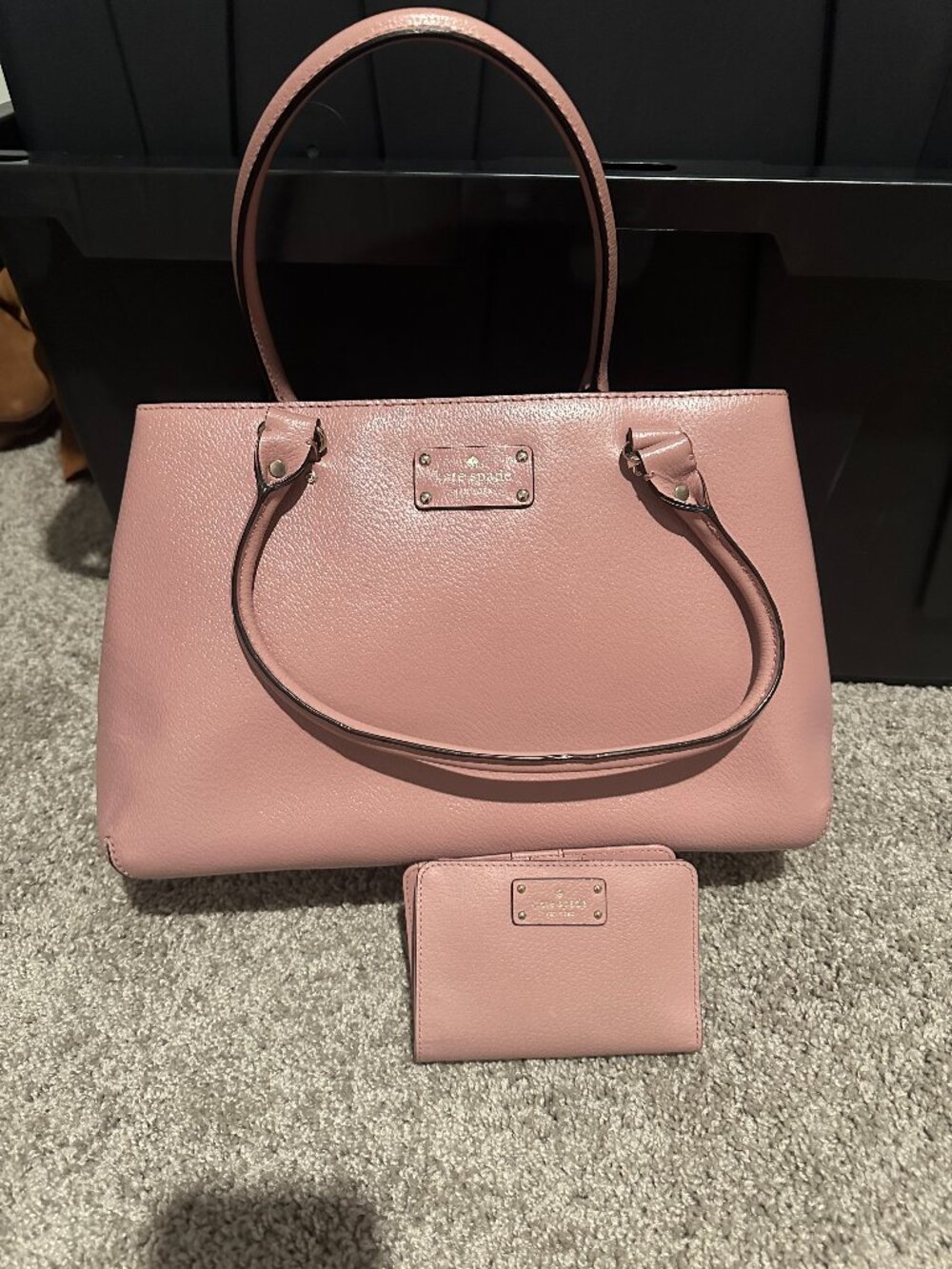 Kate Spade Pink Bag + Wallet